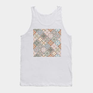 Mosaic tile tribal pattern Tank Top